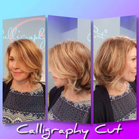 Calligraphy Cut im Friseursalon Hairstyling by Mariella